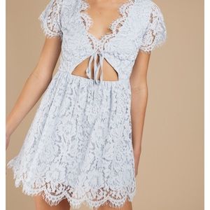 Tobi light blue Nina dress